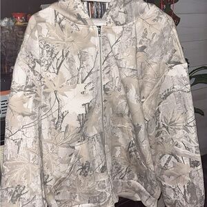 Camouflage Zip-Up Hoodie